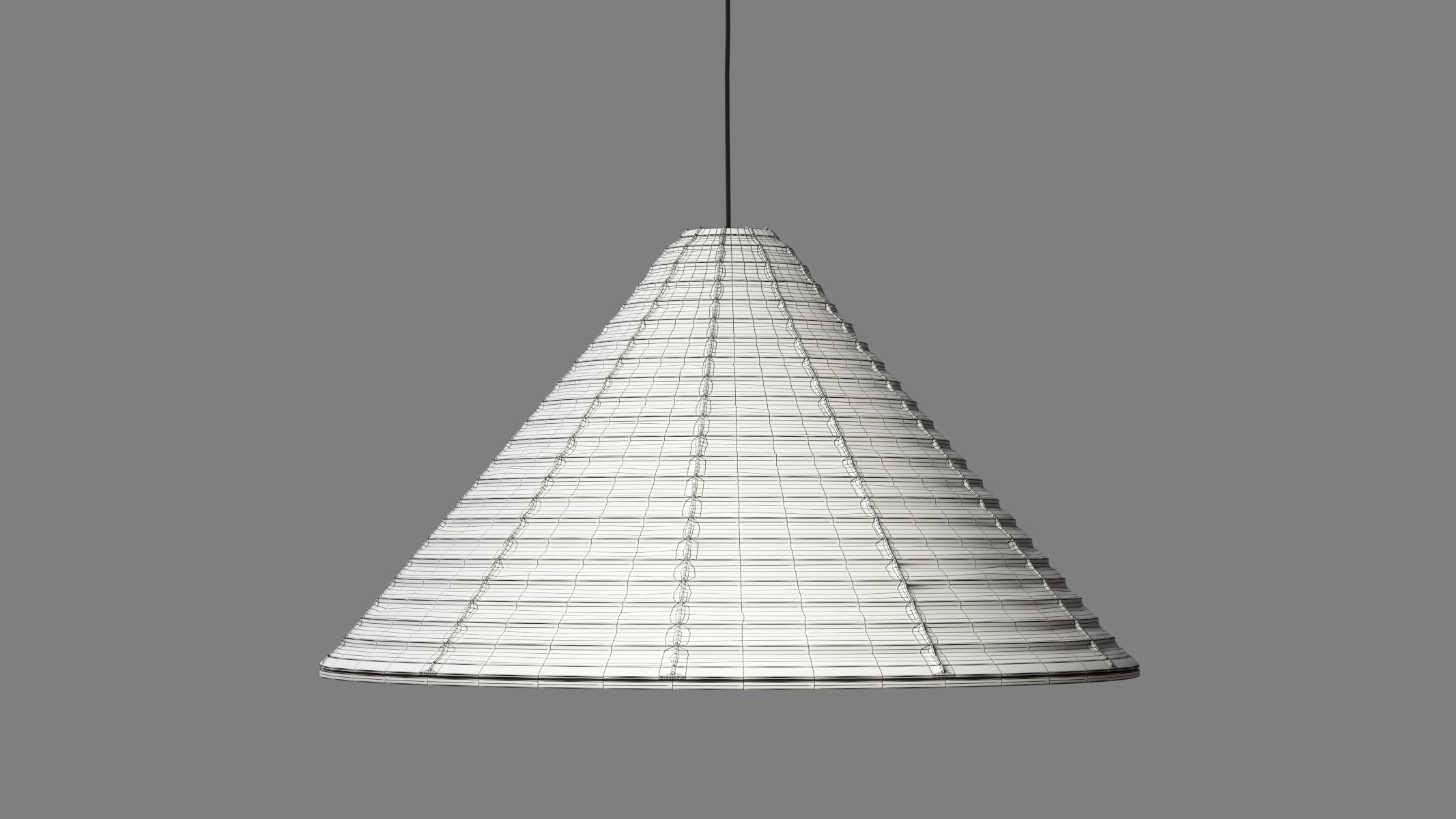 N-PL01 Pendant Lamp by Norm Architects for Karimoku Case 1000 mm 3D model_6