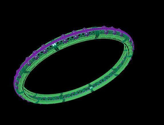 Bracelet 3D print model_5