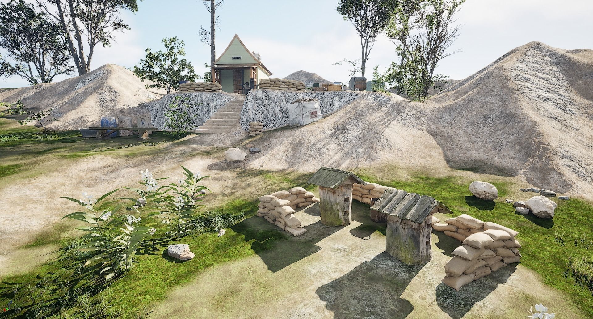 UE5 Warm Country For Game Movie VR 3D model_9