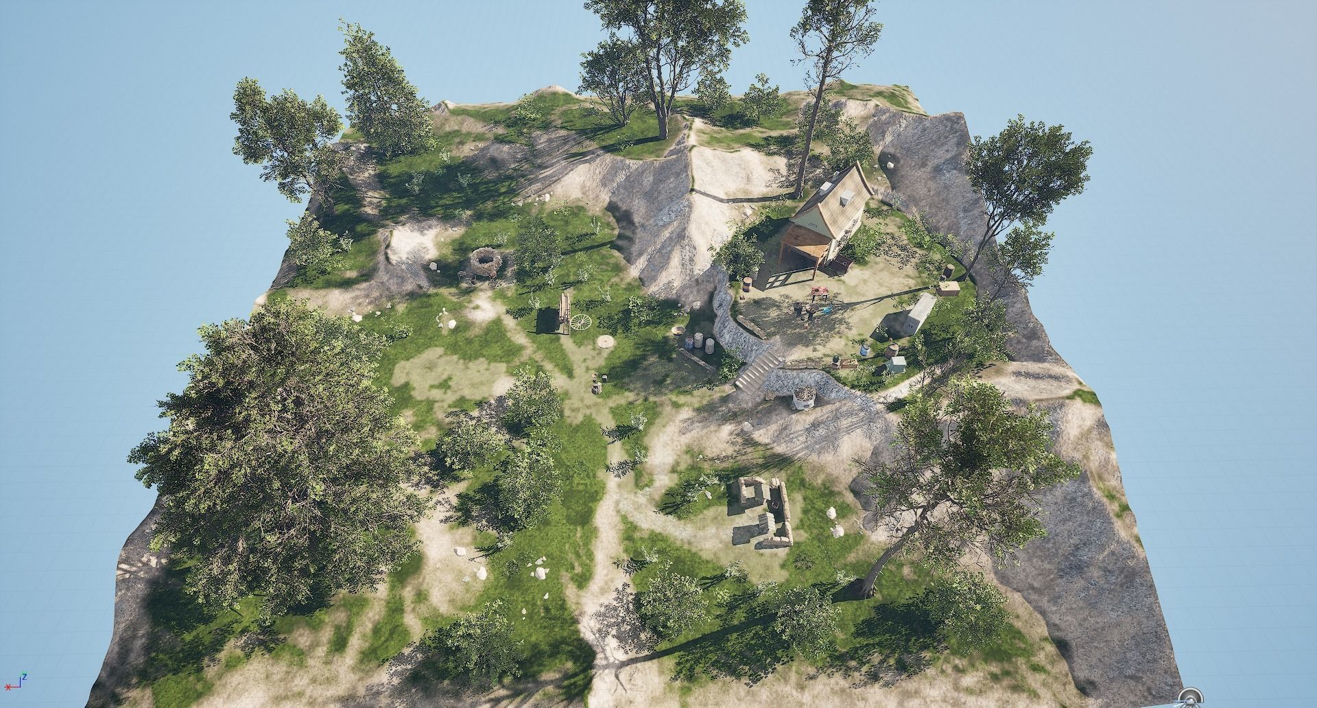 UE5 Warm Country For Game Movie VR 3D model_10