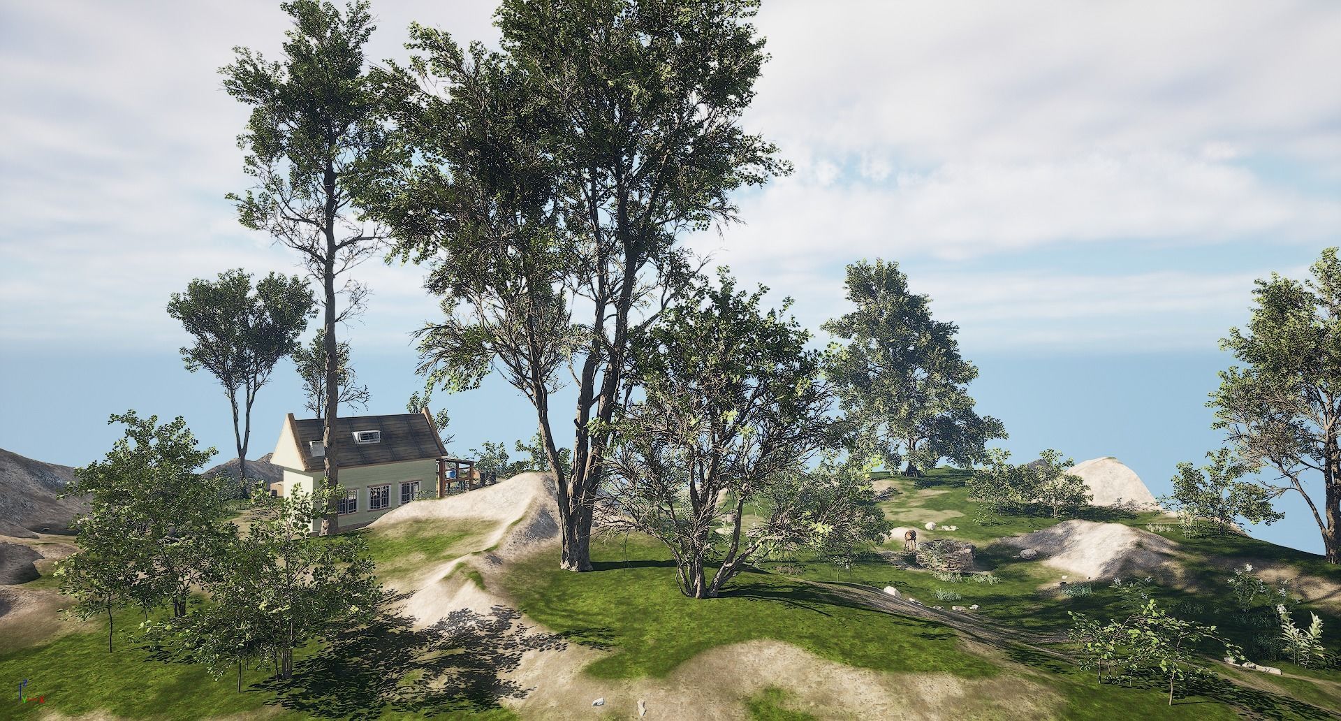 UE5 Warm Country For Game Movie VR 3D model_6