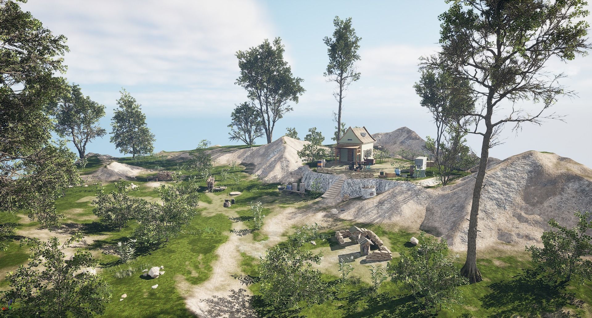 UE5 Warm Country For Game Movie VR 3D model_4