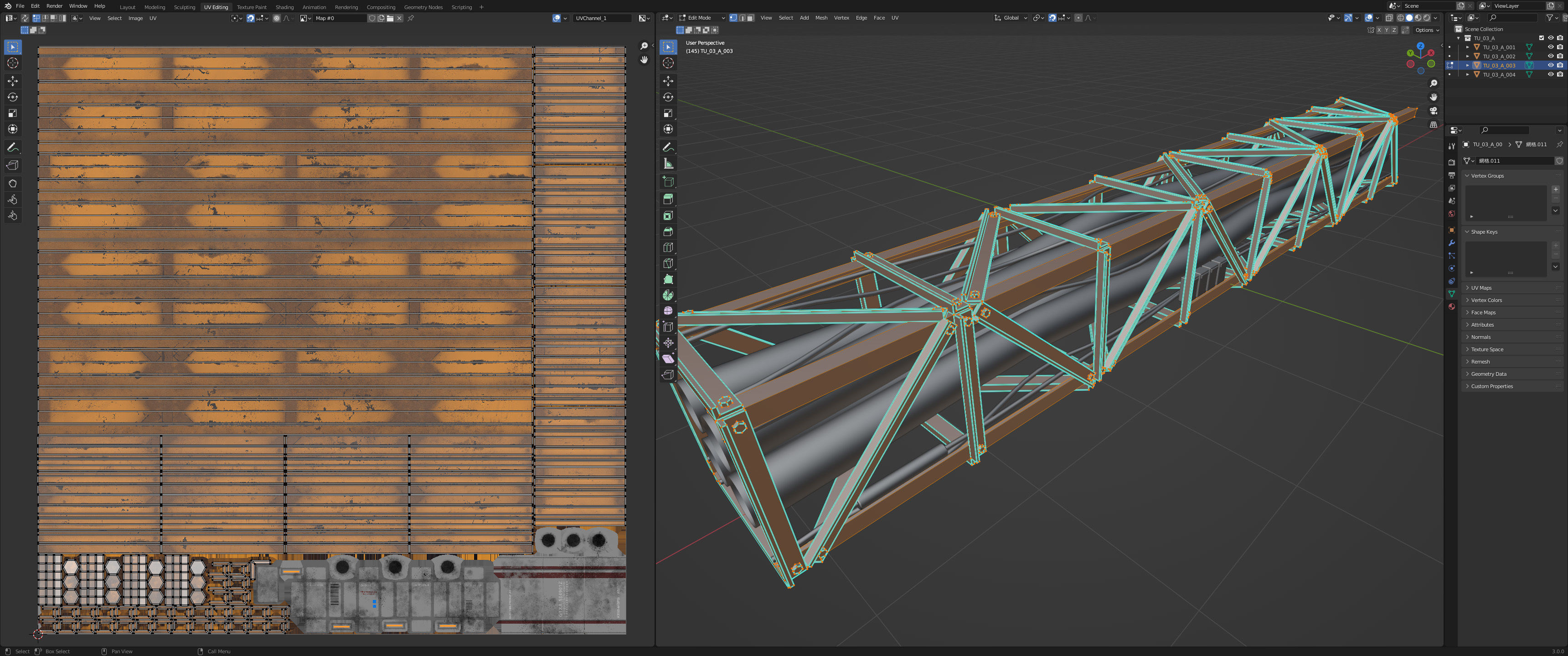 Sci-Fi Kit Free 08 Tubes Cables-PBR Free low-poly 3D model_10