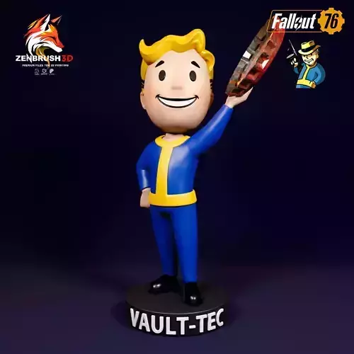 BOBBLEHEAD PACK 2 - FALLOUT 3D PRINTING - STL 3D print model
