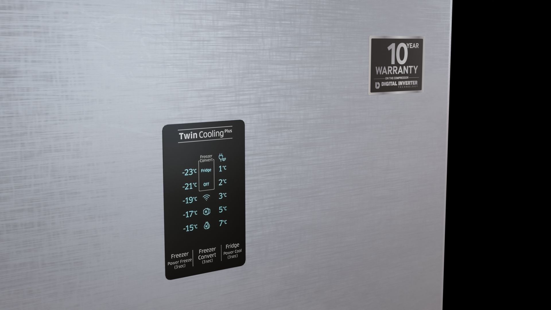 Fridge Low-poly 3D model_2