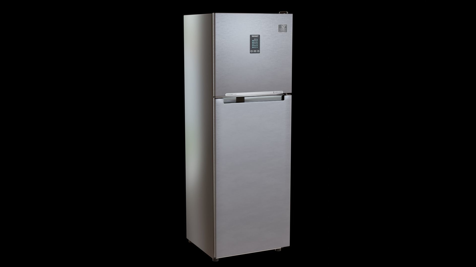 Fridge Low-poly 3D model_1