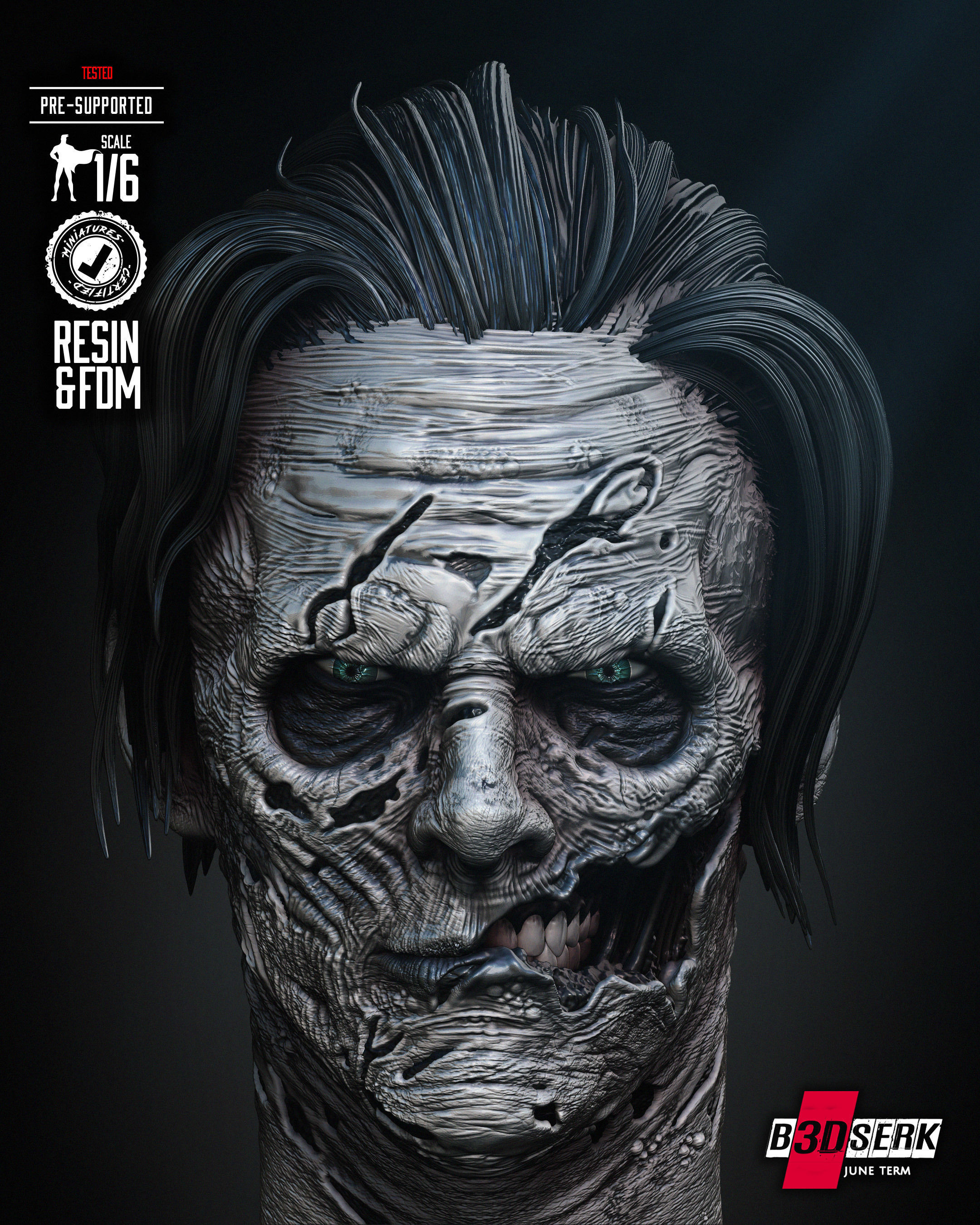 Wicked Marvel Dead Strange Sculpture 3D print model_22