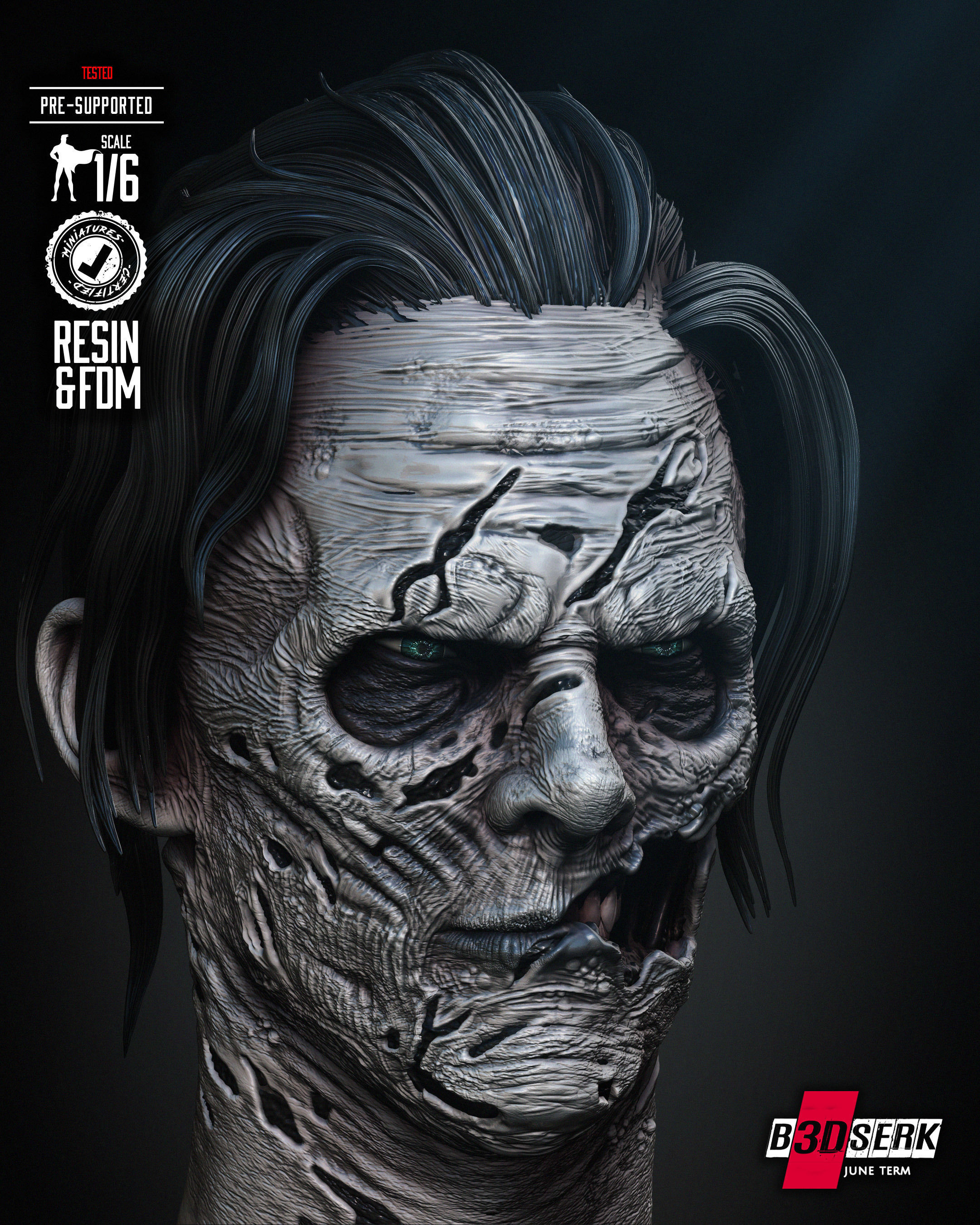 Wicked Marvel Dead Strange Sculpture 3D print model_33