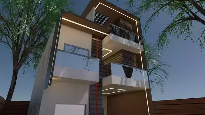 Small Modern Residential House
