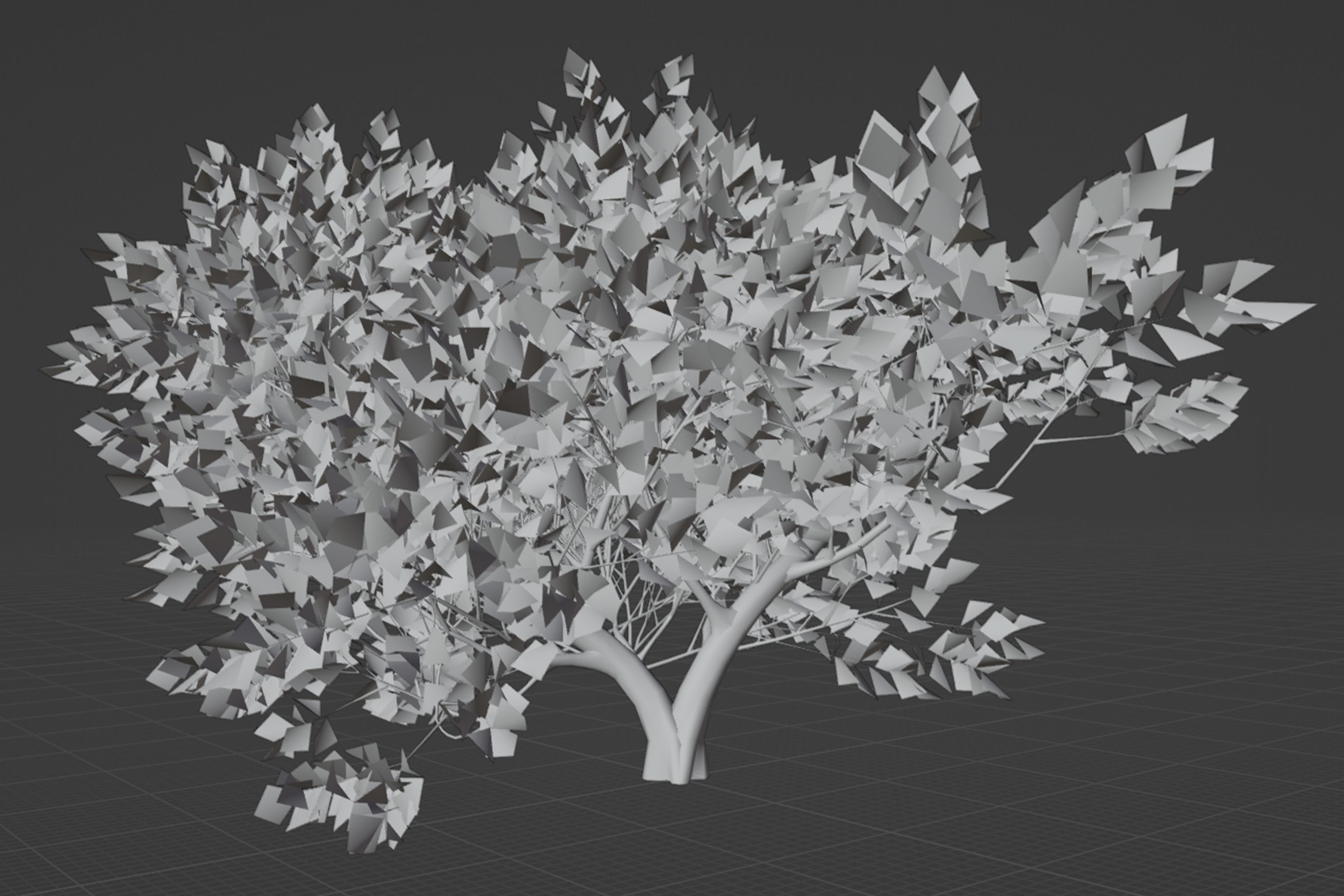 Maple tree 01 Low-poly 3D model_14