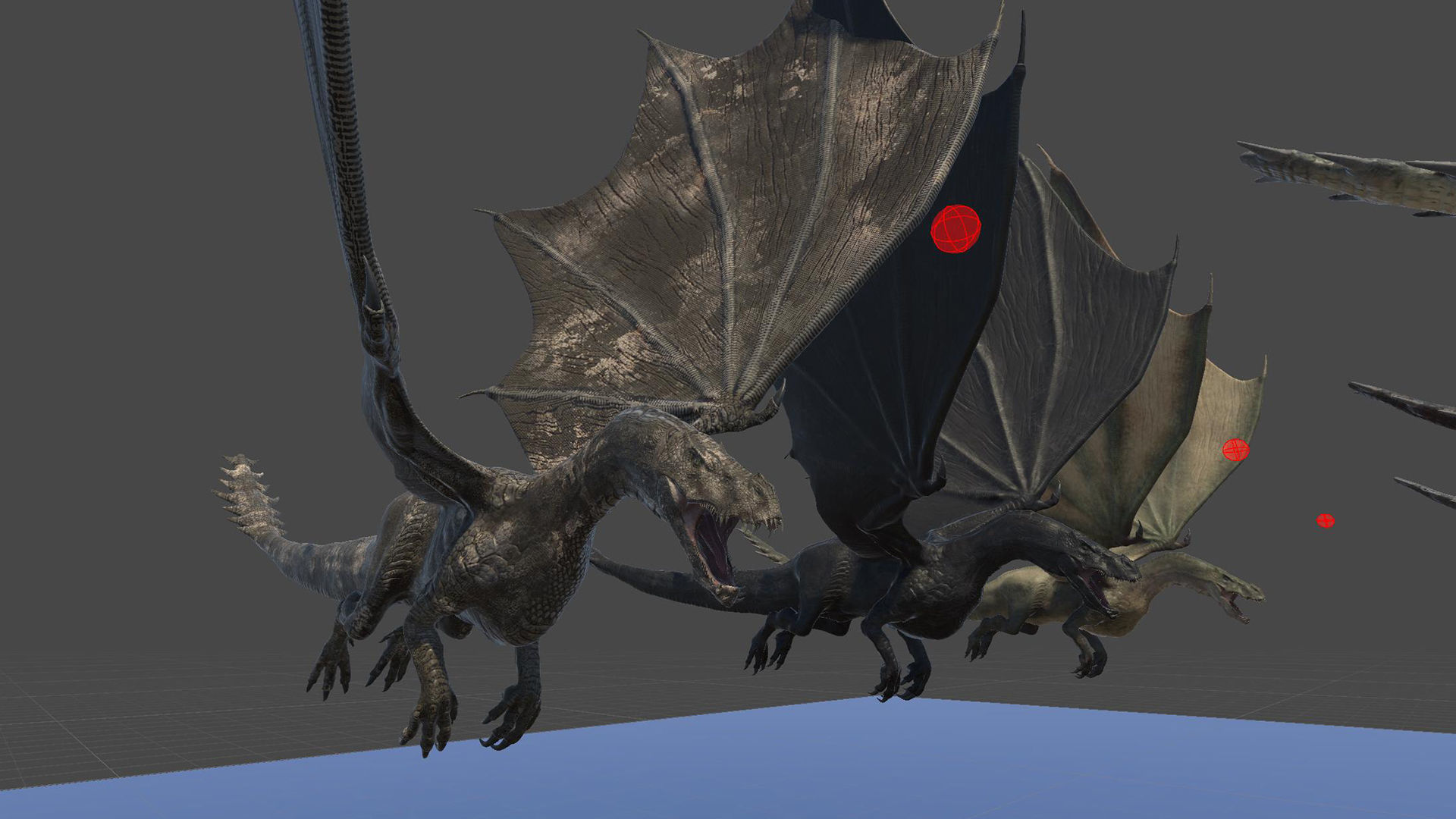 Dinosaur Iron Fire Dragon - Unity Project  Low-poly 3D model_9