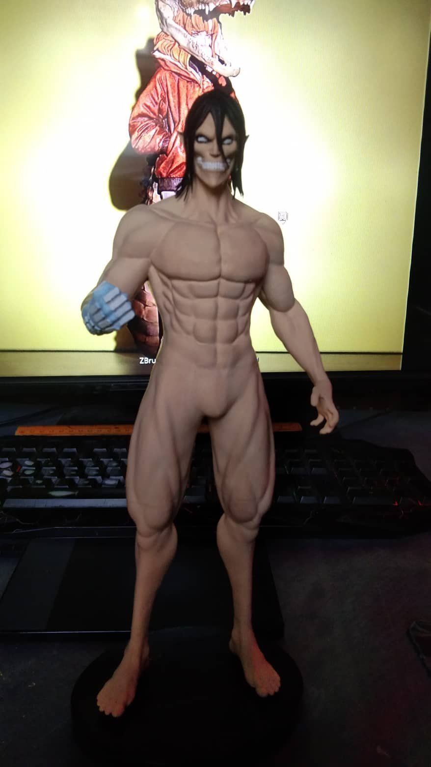 Eren Yeager  Attack on titan  Shingeki no kyojin  3D print model_2