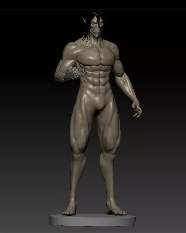Eren Yeager  Attack on titan  Shingeki no kyojin  3D print model_0