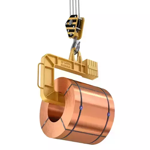 Coil Lifter with Copper Coil 3D model