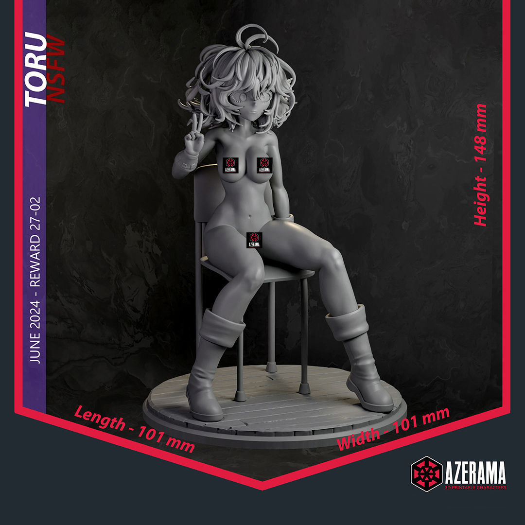 Toru NSFW STL Ready for 3D Printing 3D print model_3