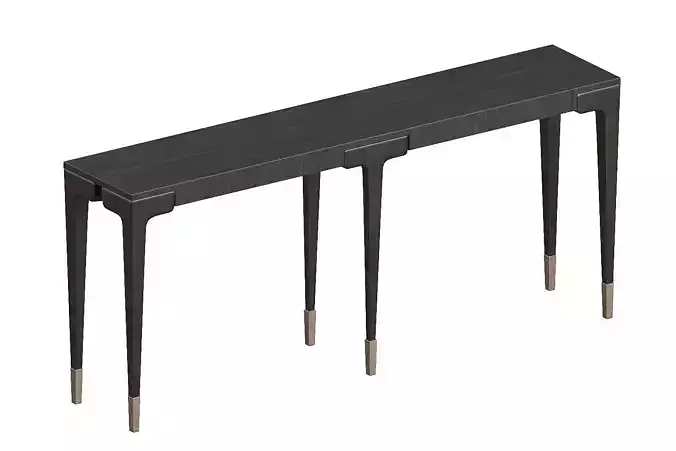 Hooker Furniture Chapman Shou Sugi Ban Console Table 3D model