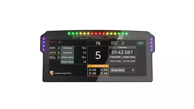 GRID PORSCHE DISPLAY