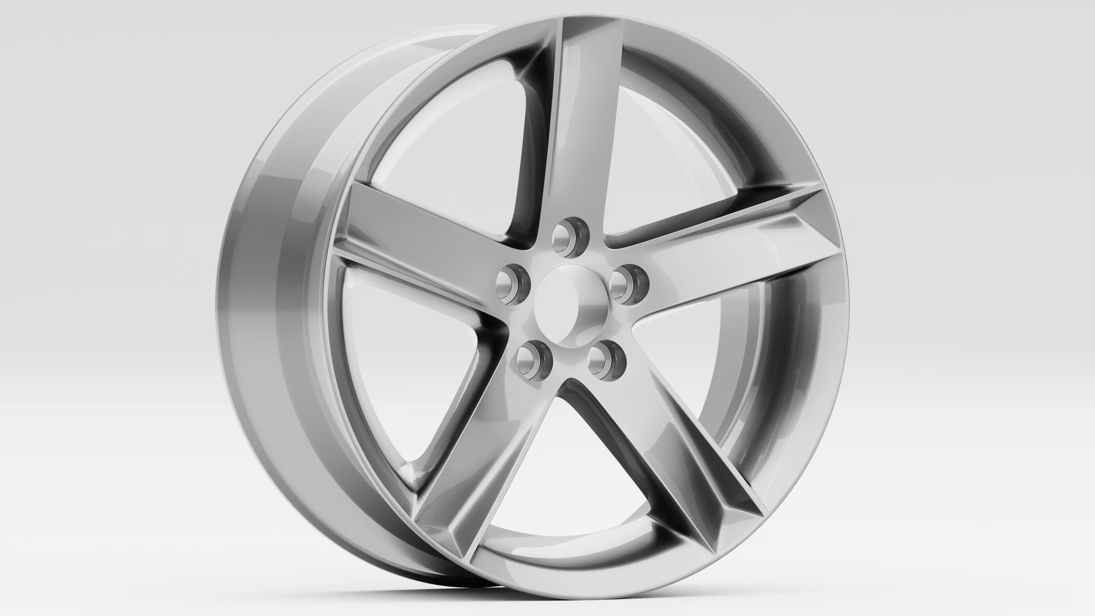 Audi A4 8K00714 Rim 3D model_0
