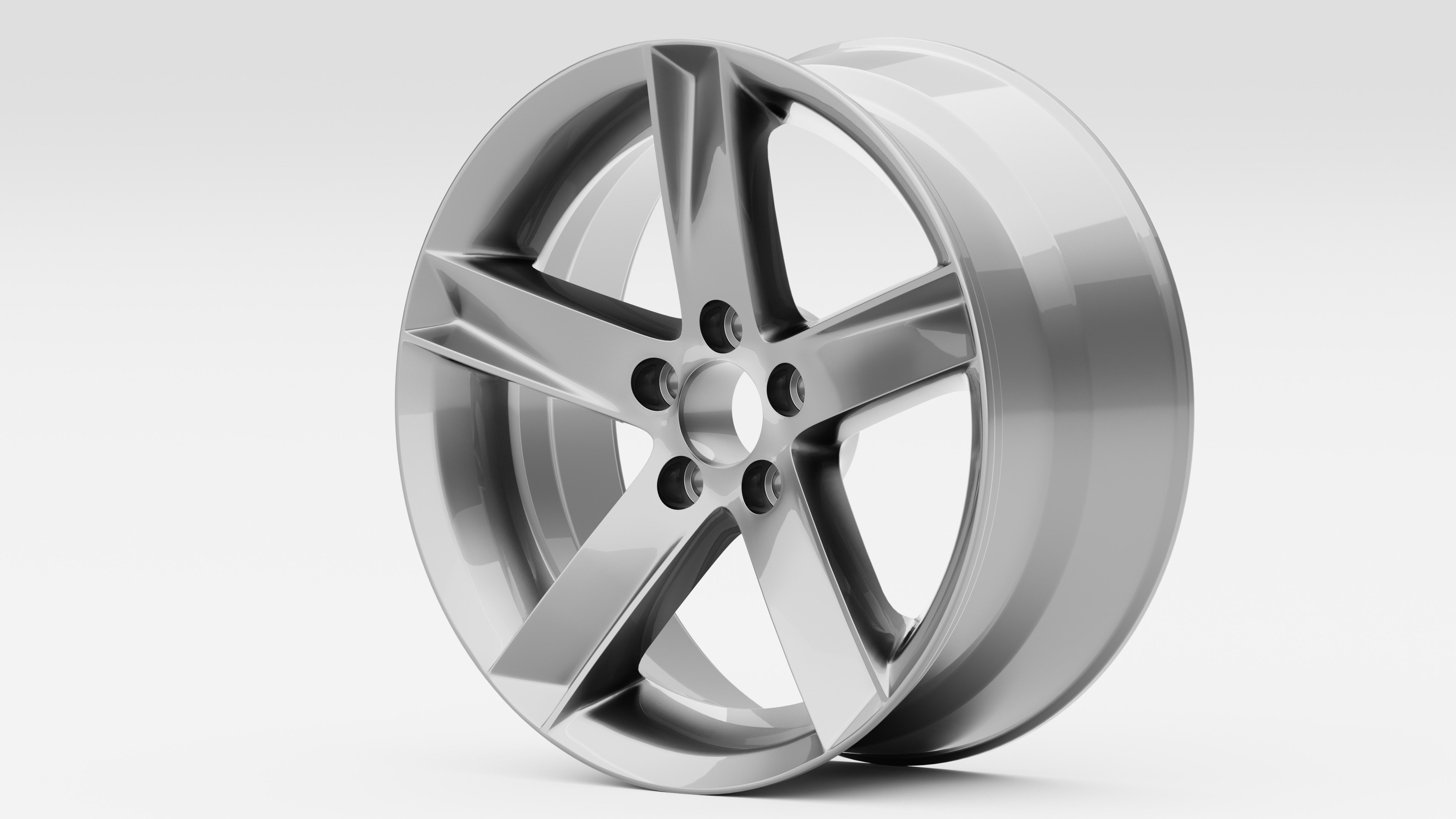 Audi A4 8K00714 Rim 3D model_2