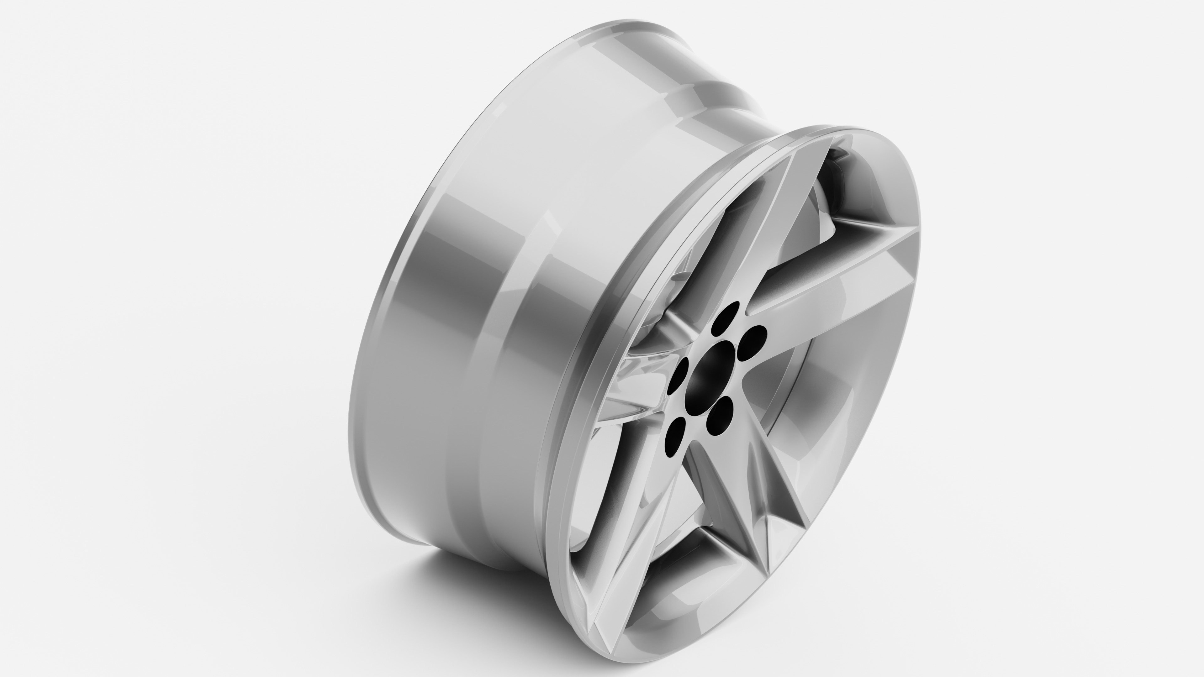 Audi A4 8K00714 Rim 3D model_3