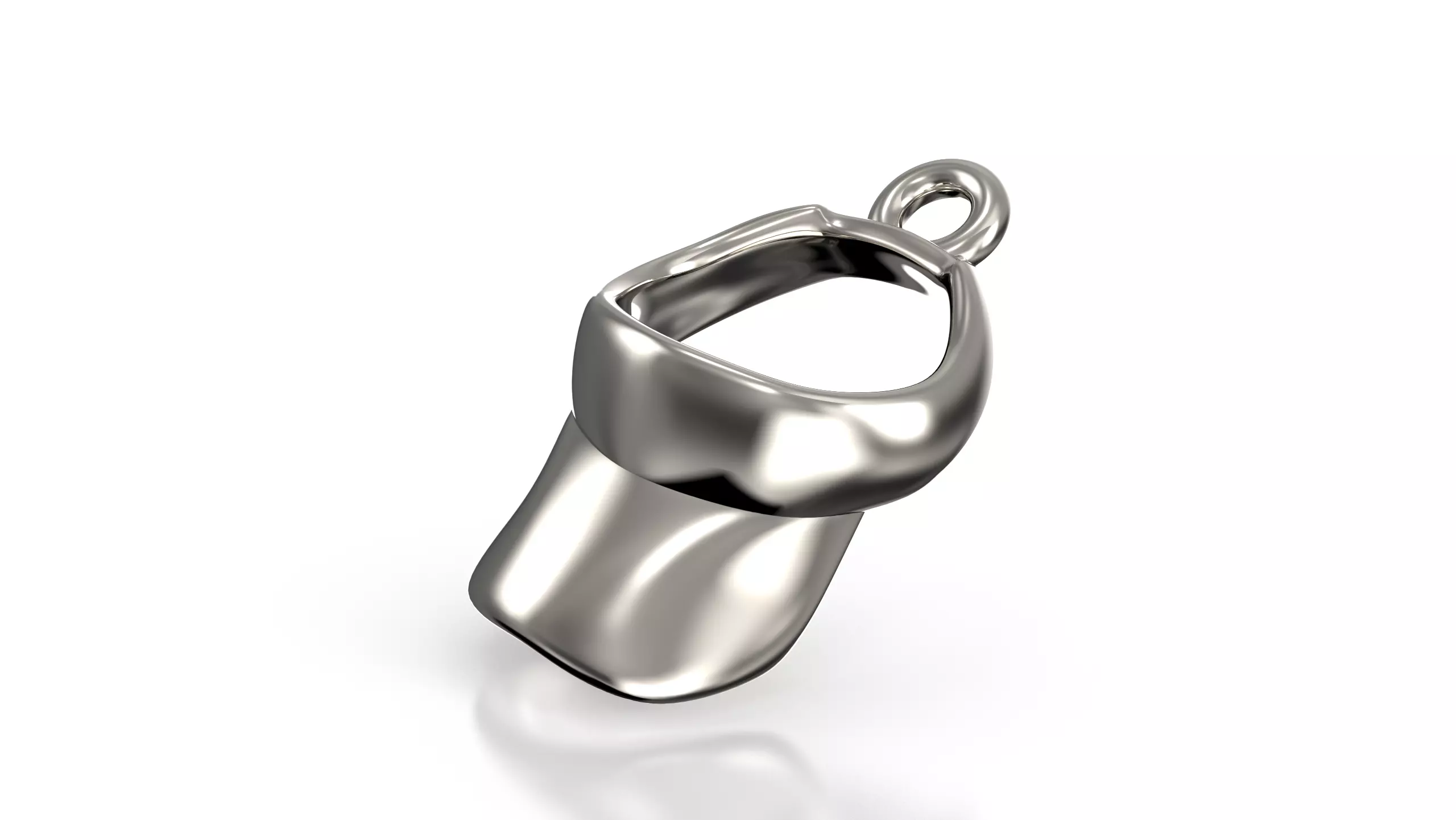 Sophisticated Cap Pendant 3D print model_0