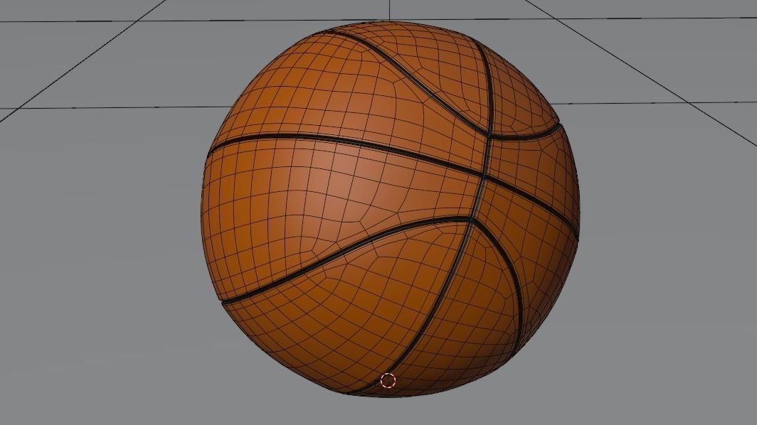 Basketball Balls 3D Model 3D model_4