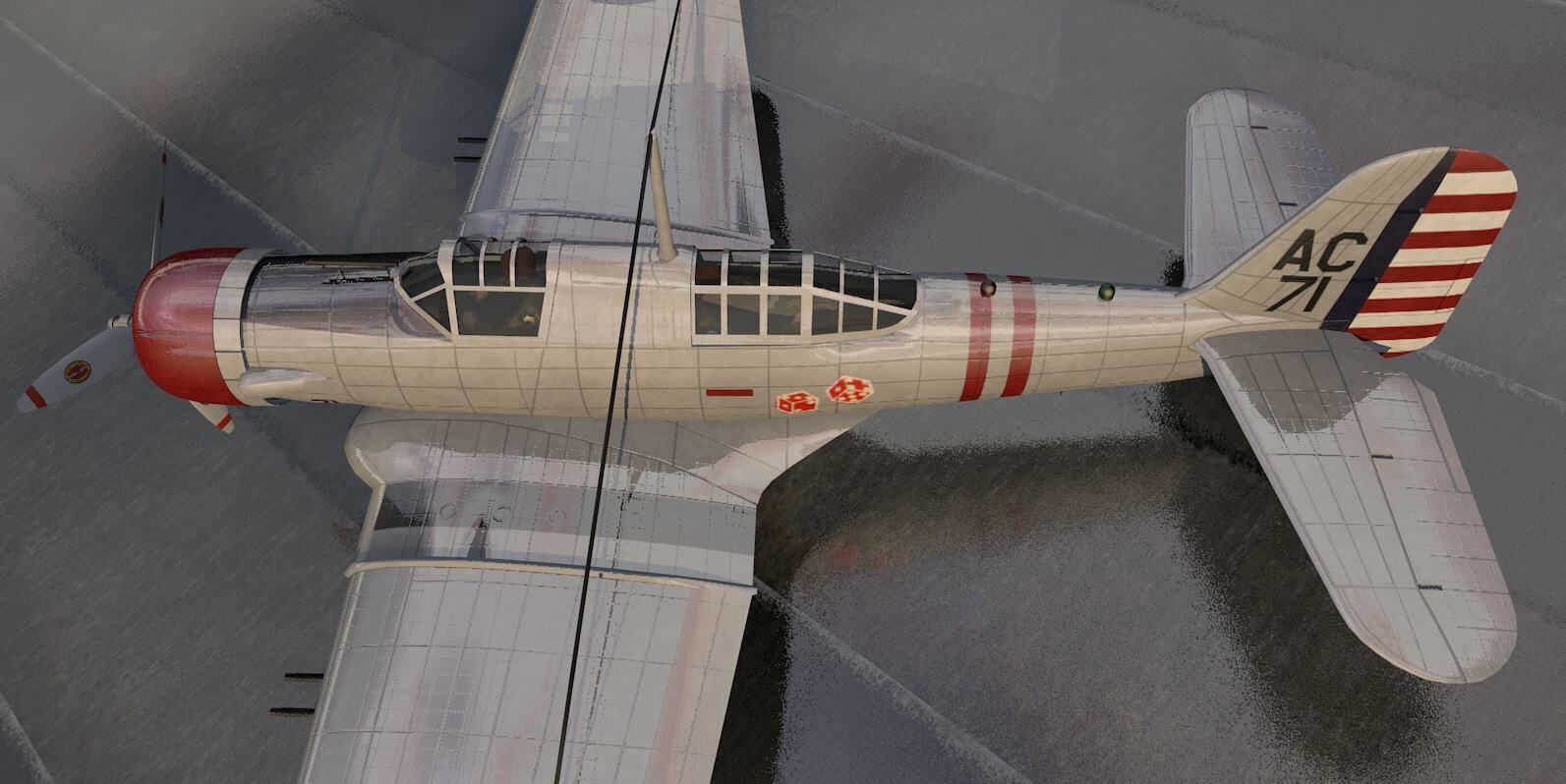 Northrop A-17A Nomad 3D model_5