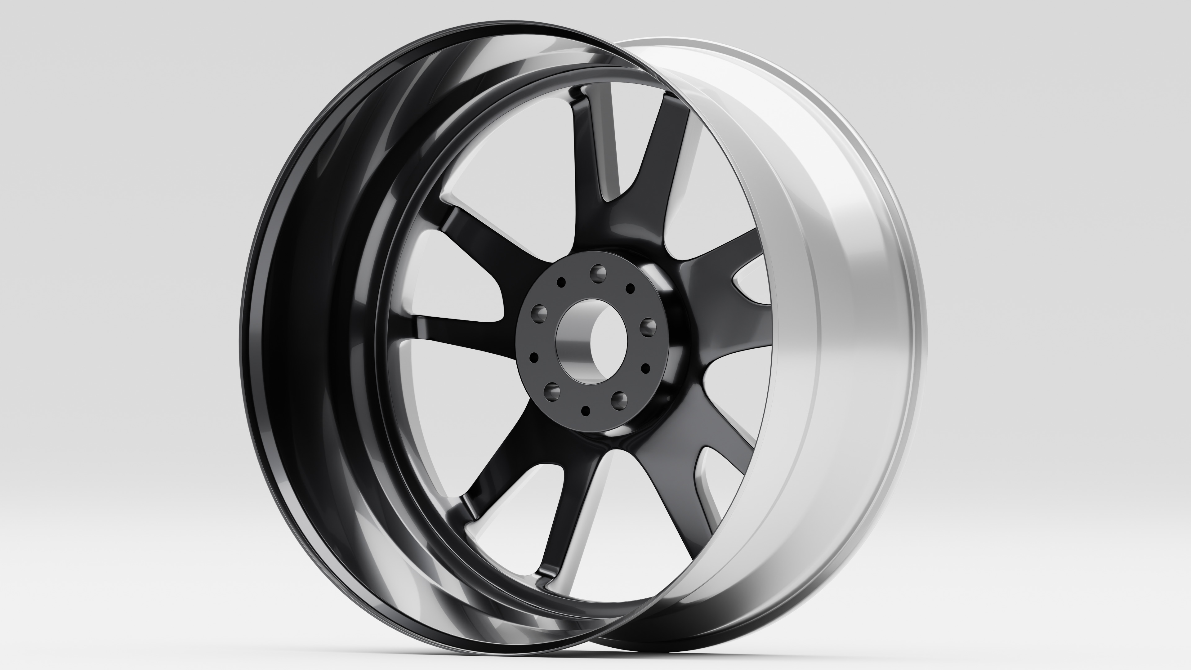 Mercedes E53 85544MB Rim 3D model_4