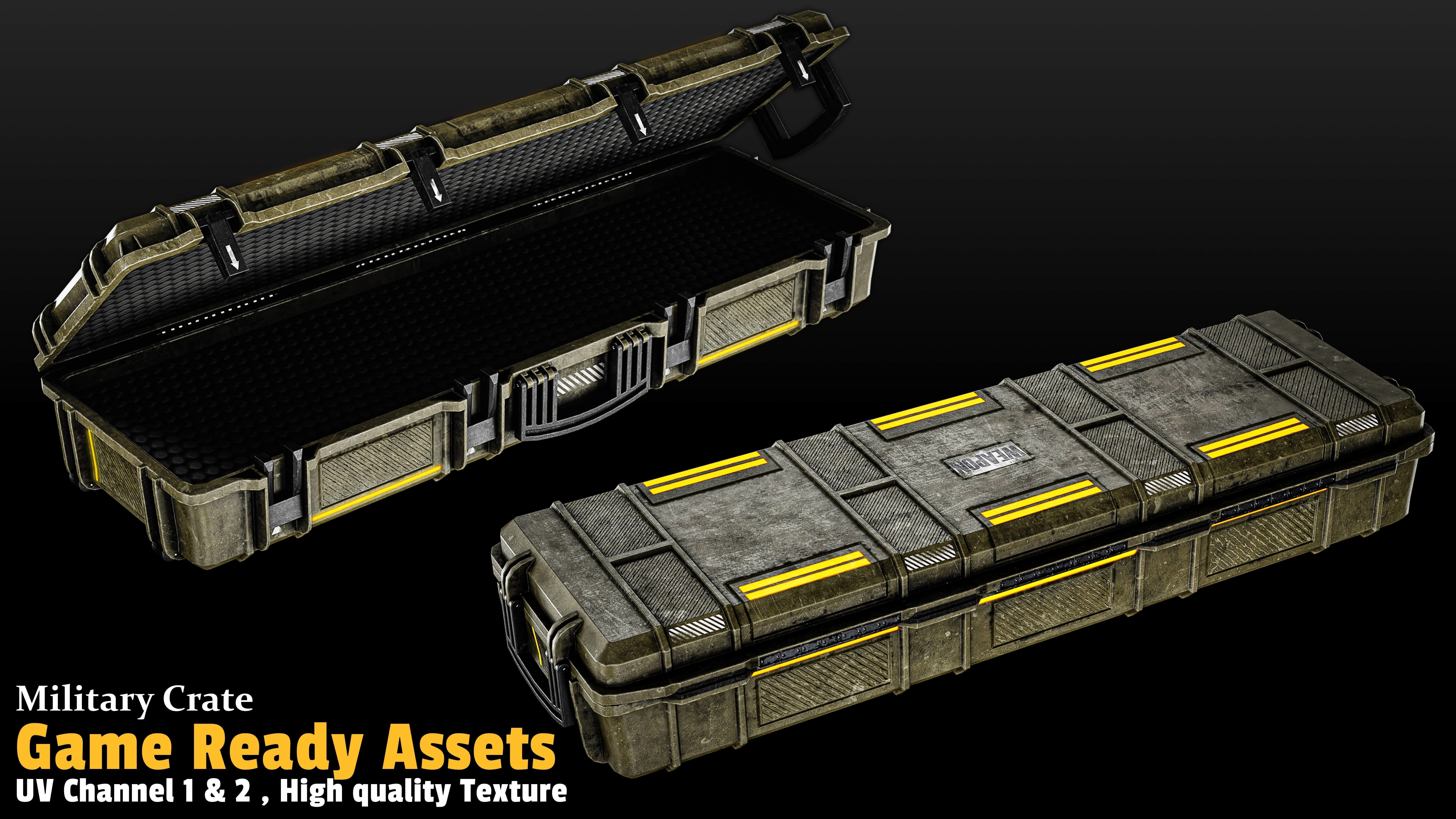 17 Crate Game Asset 3D model_18
