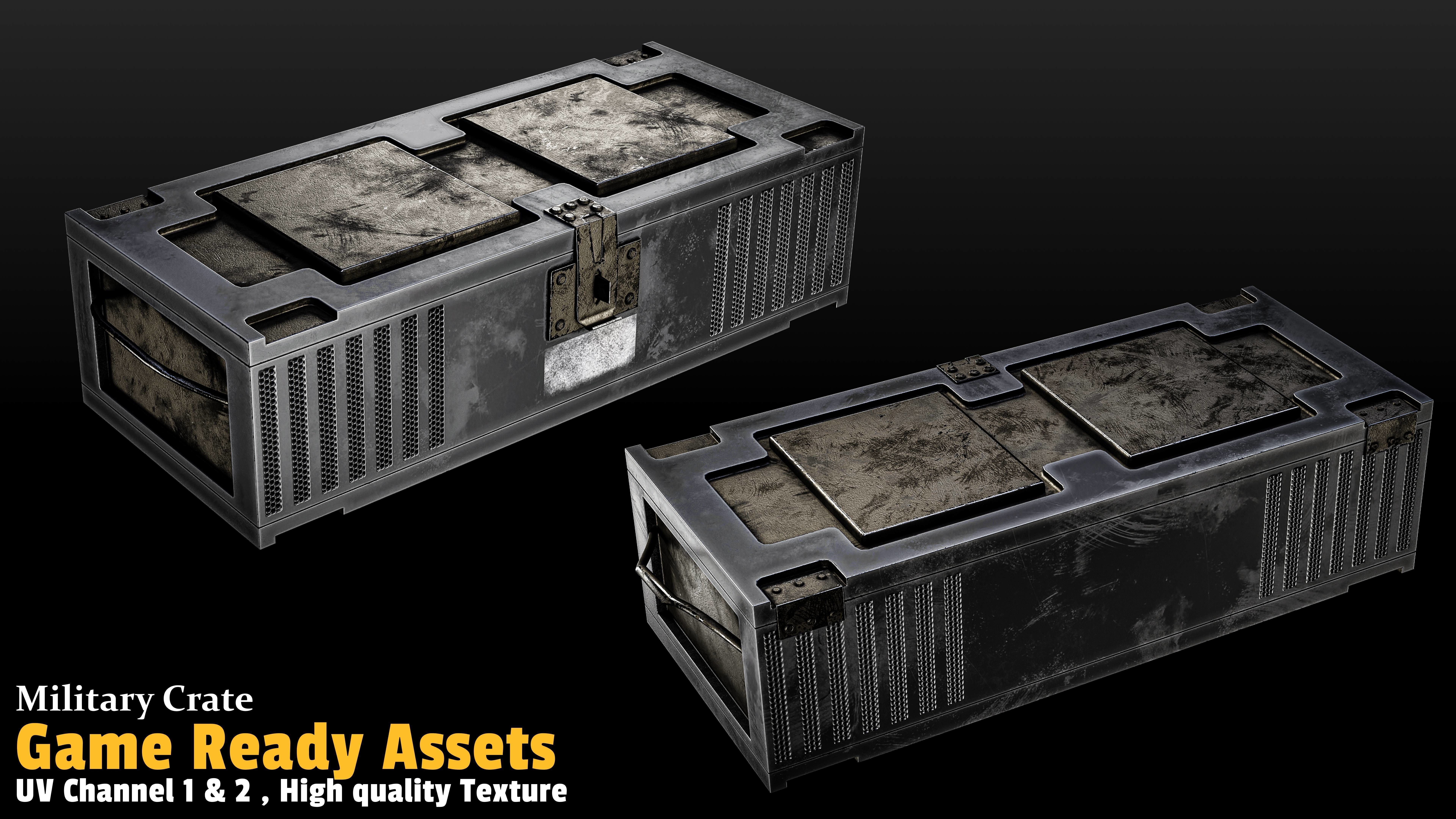 17 Crate Game Asset 3D model_16