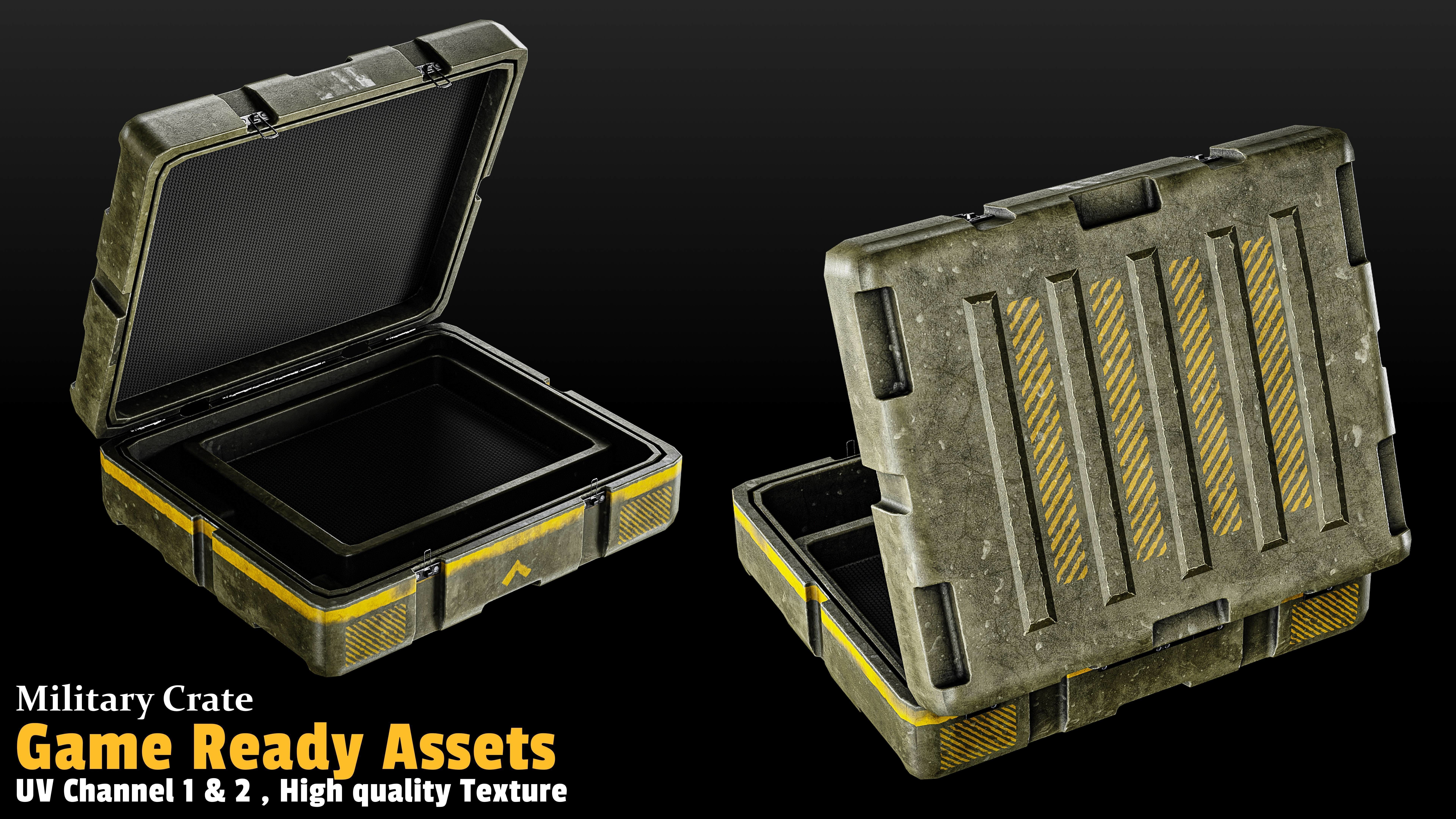 17 Crate Game Asset 3D model_13