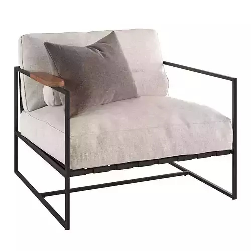 Badi garden chair 3D model