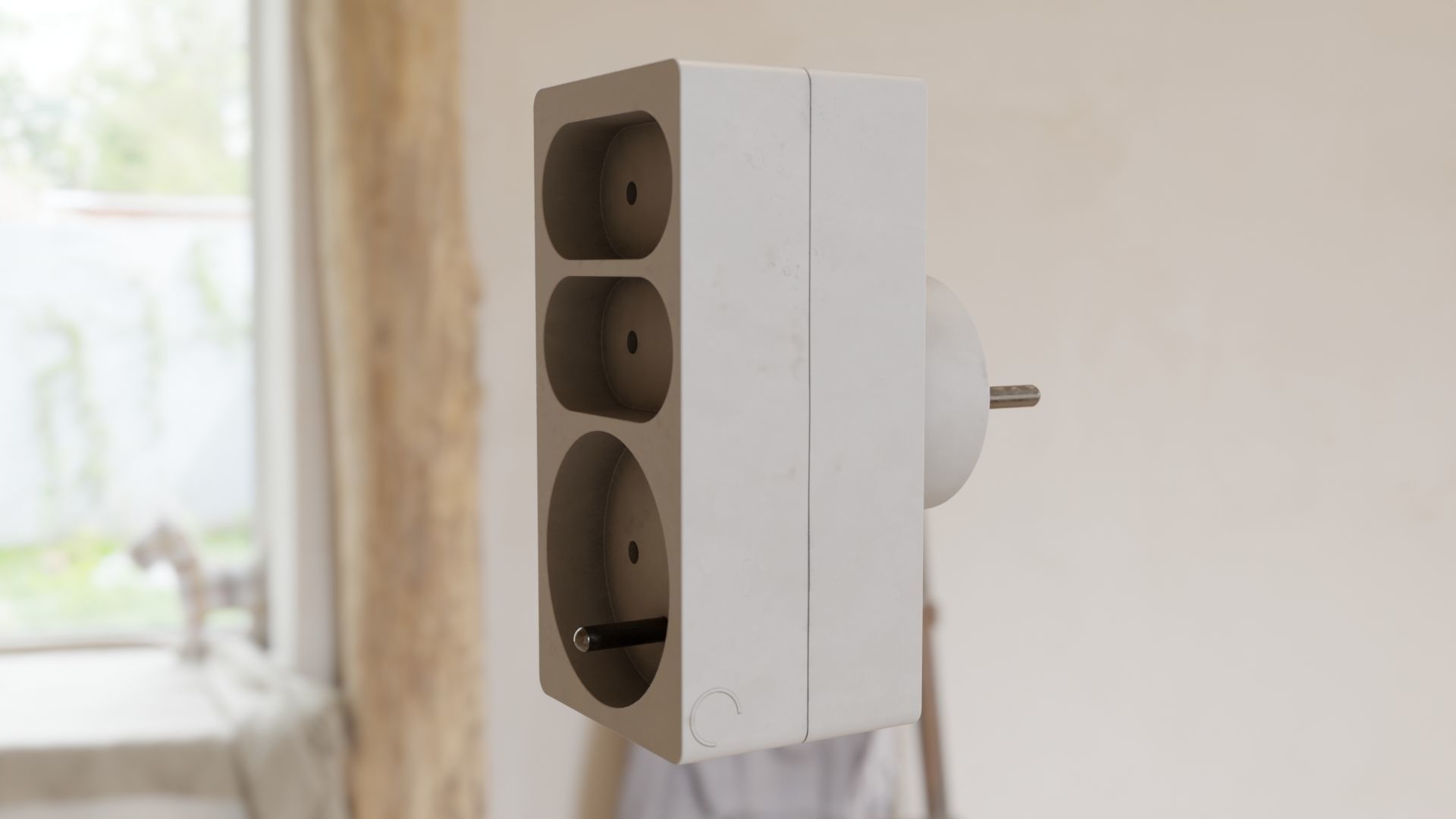 Power Strip Free 3D model_2