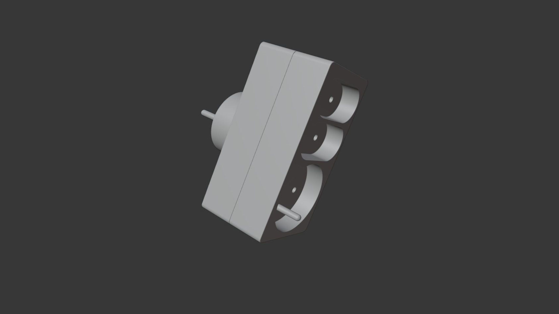 Power Strip Free 3D model_5