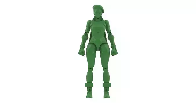 Cammy - Street Fighter - ARTICULATED ACTION FIGURE 150mm 3D print model