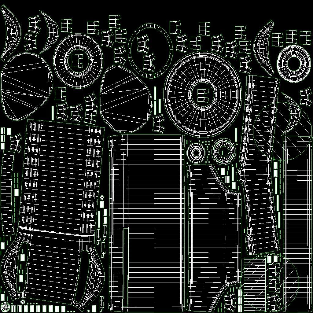 Diesel Punk Train Low-poly 3D model_6