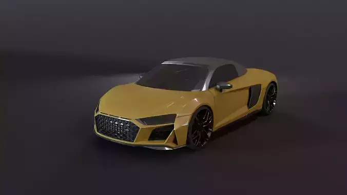 Audi R10 3d Model