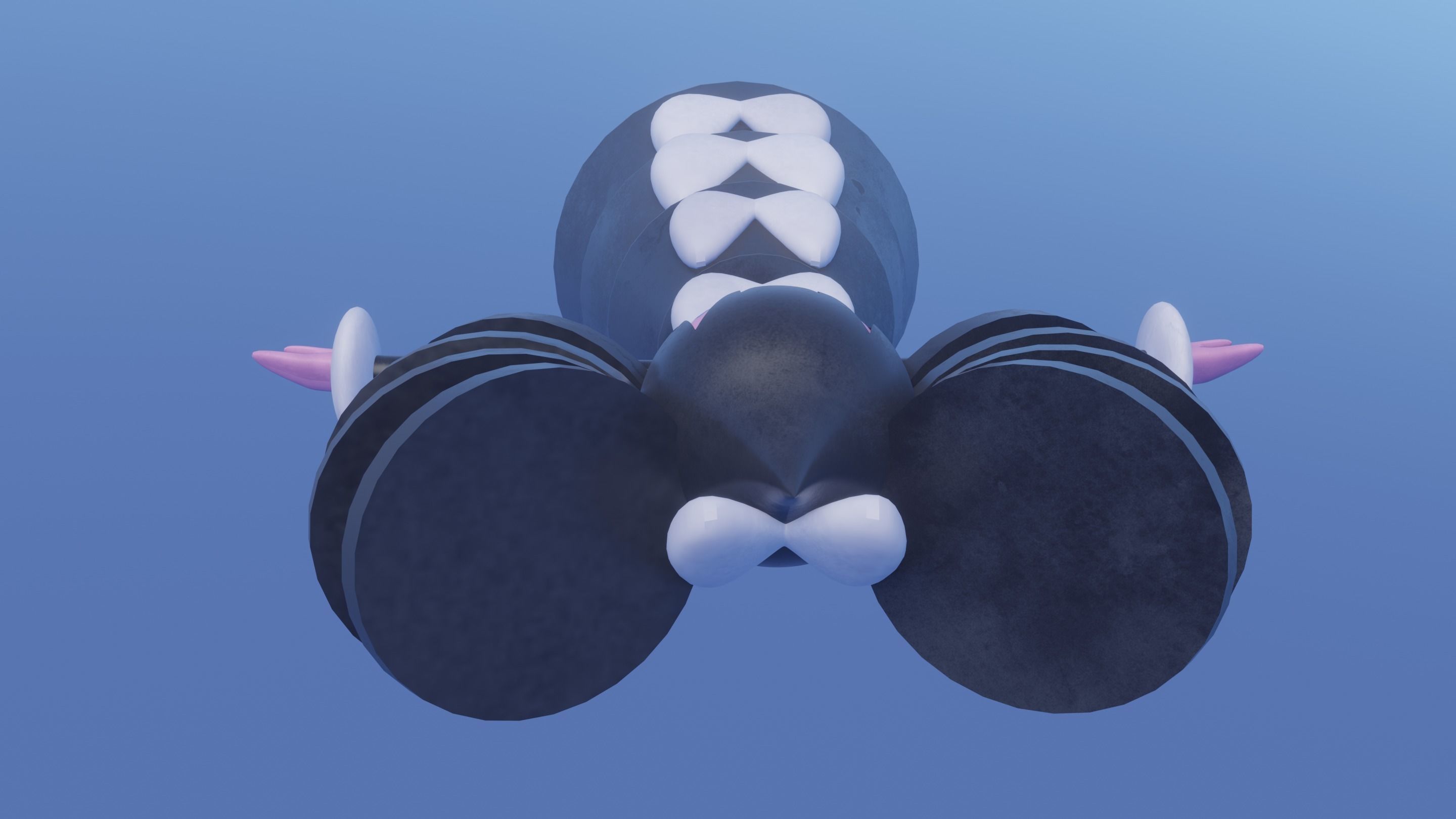 Pokemon Gothitelle and Shiny version  3D model_13