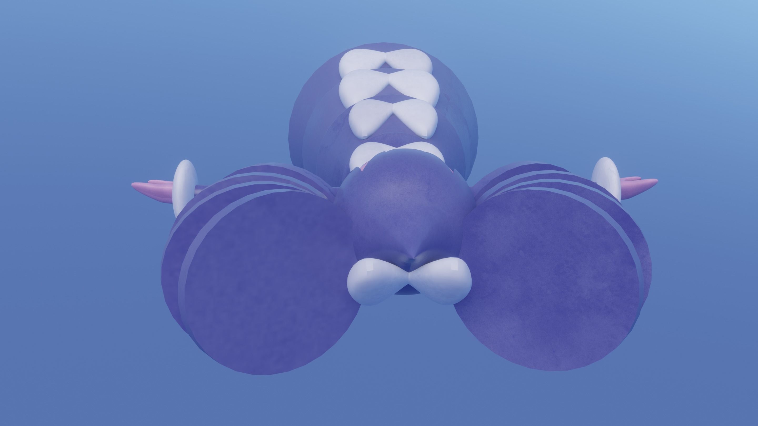 Pokemon Gothitelle and Shiny version  3D model_14