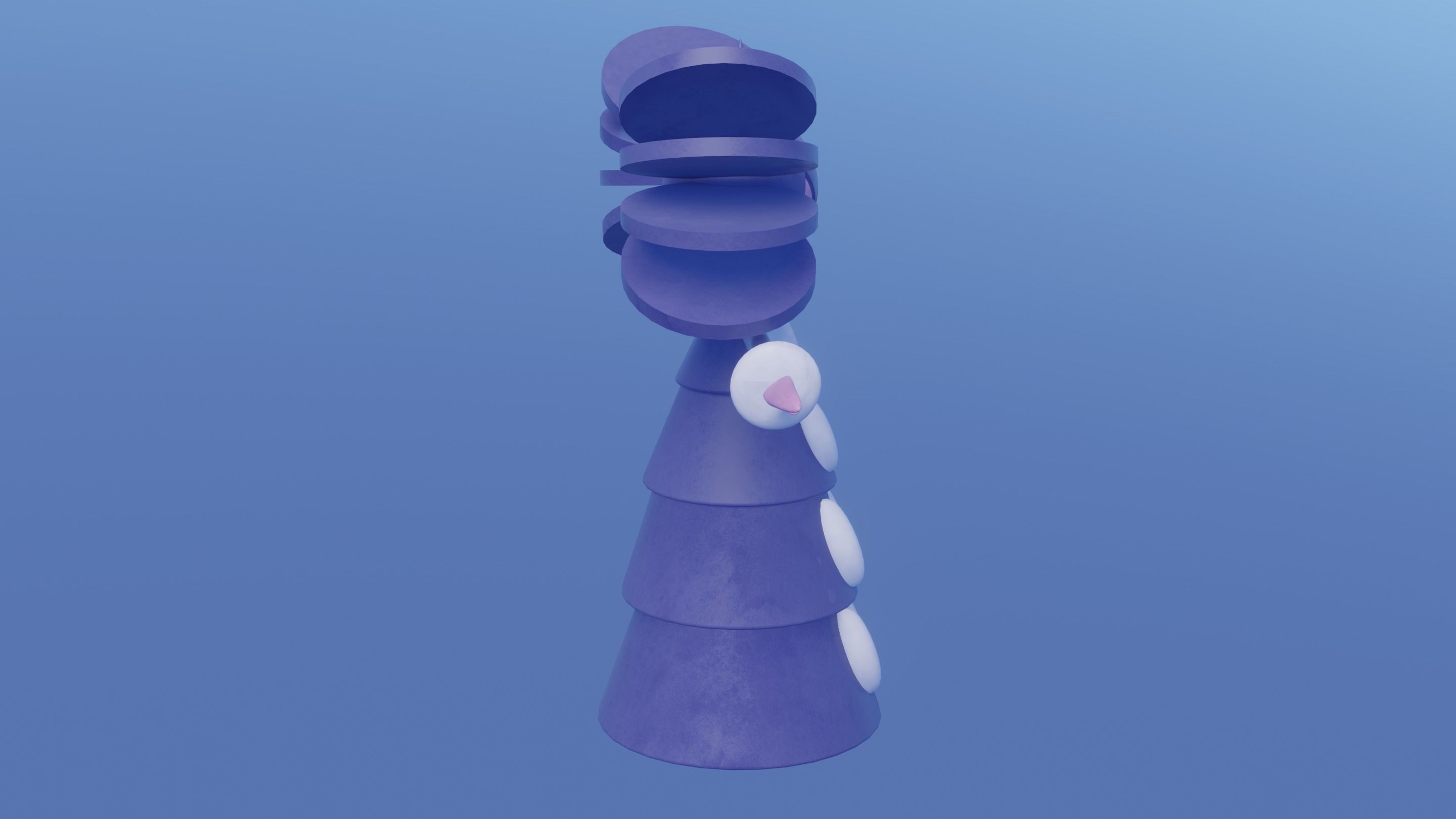 Pokemon Gothitelle and Shiny version  3D model_6