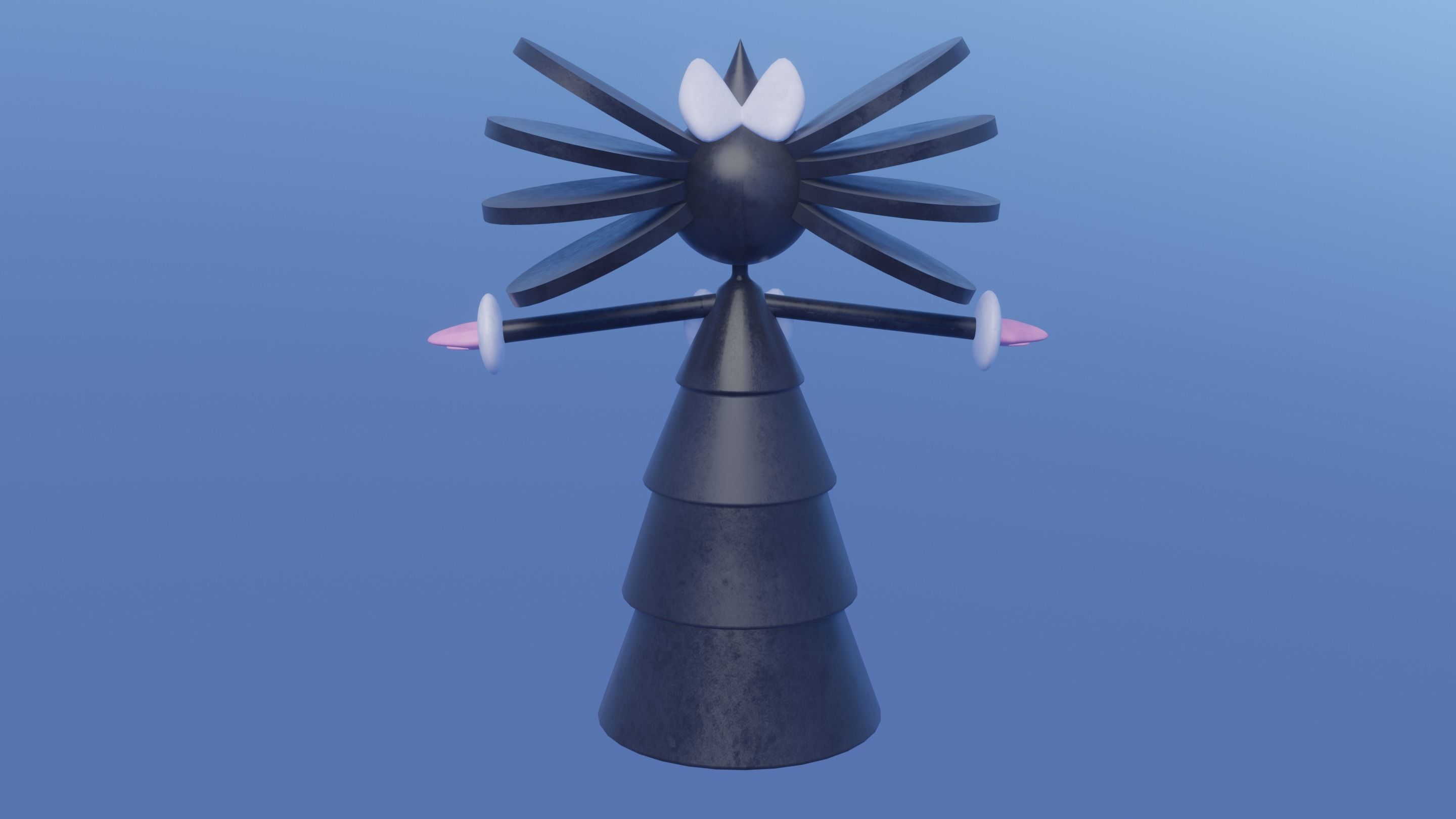 Pokemon Gothitelle and Shiny version  3D model_9