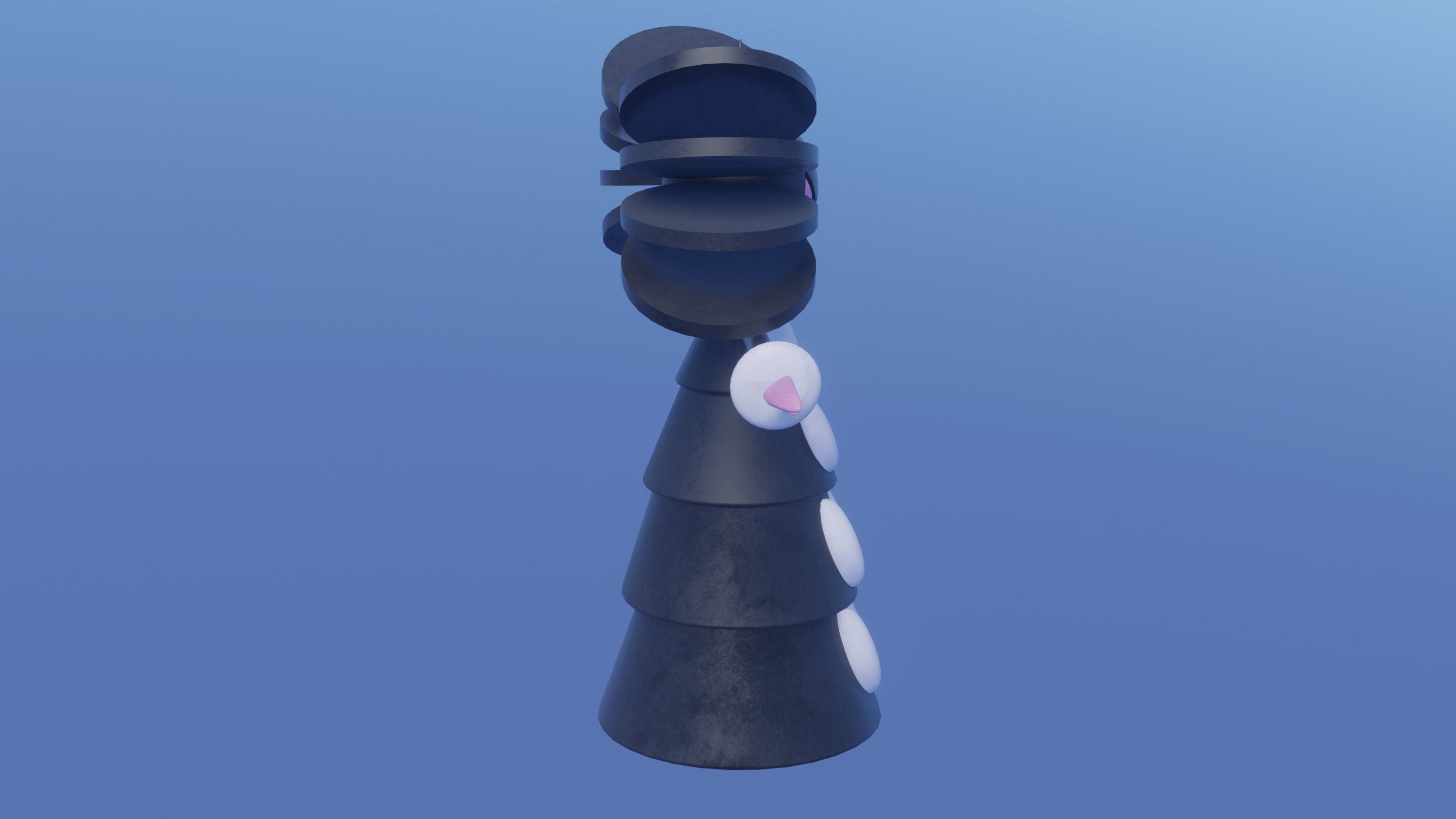 Pokemon Gothitelle and Shiny version  3D model_5