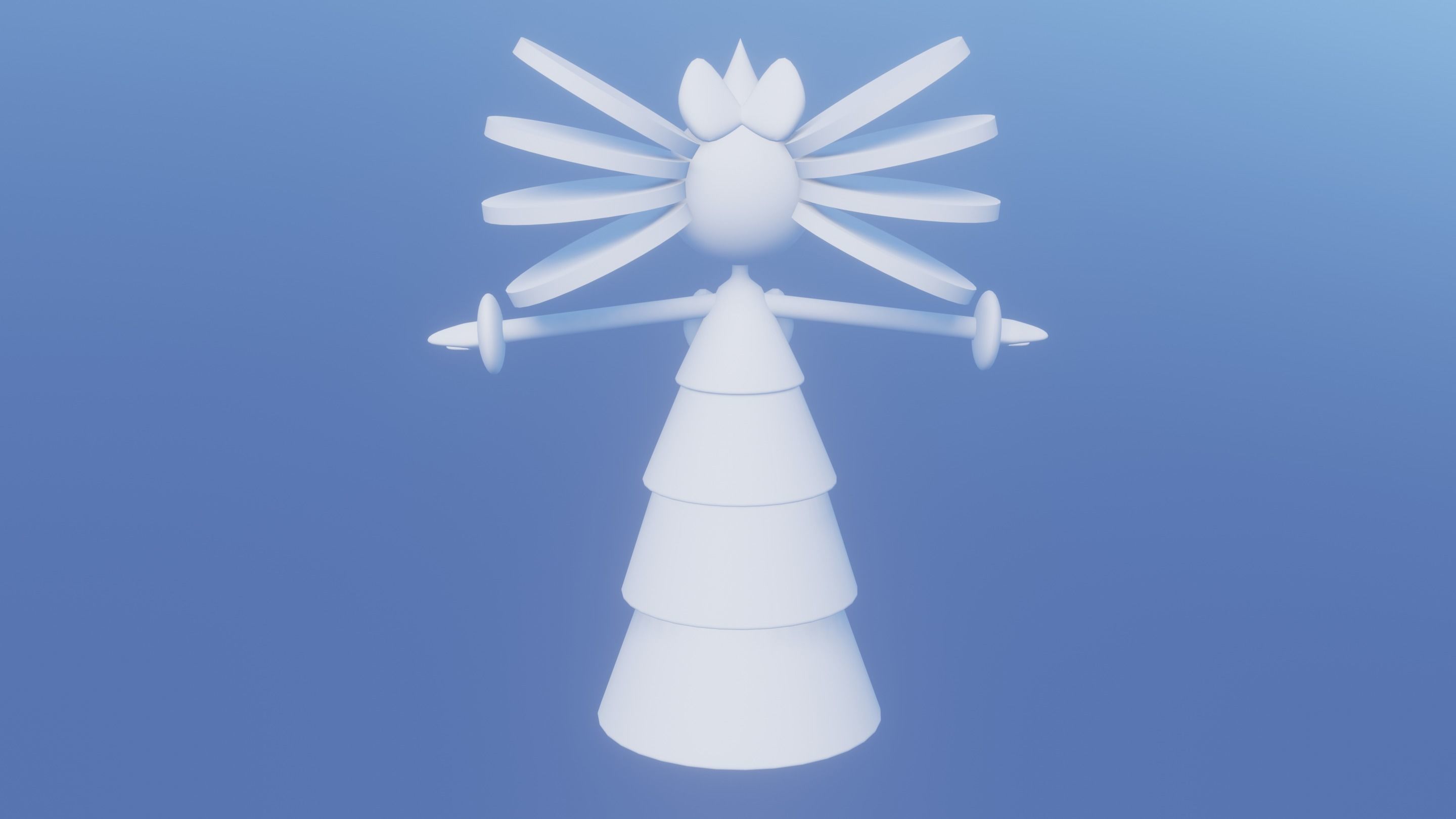 Pokemon Gothitelle and Shiny version  3D model_11