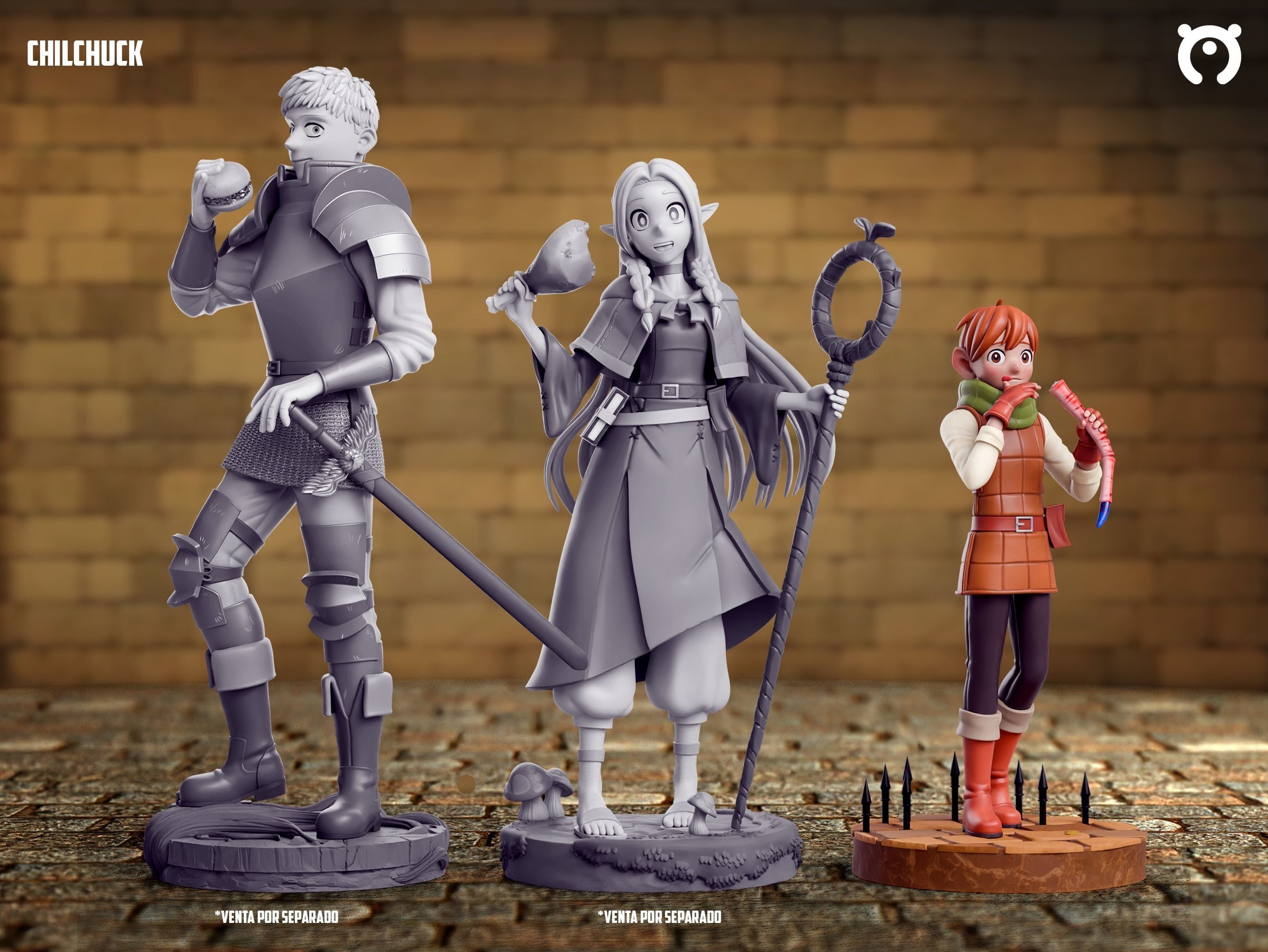 Chilchuck - Dungeo Meshi  3D print model_1