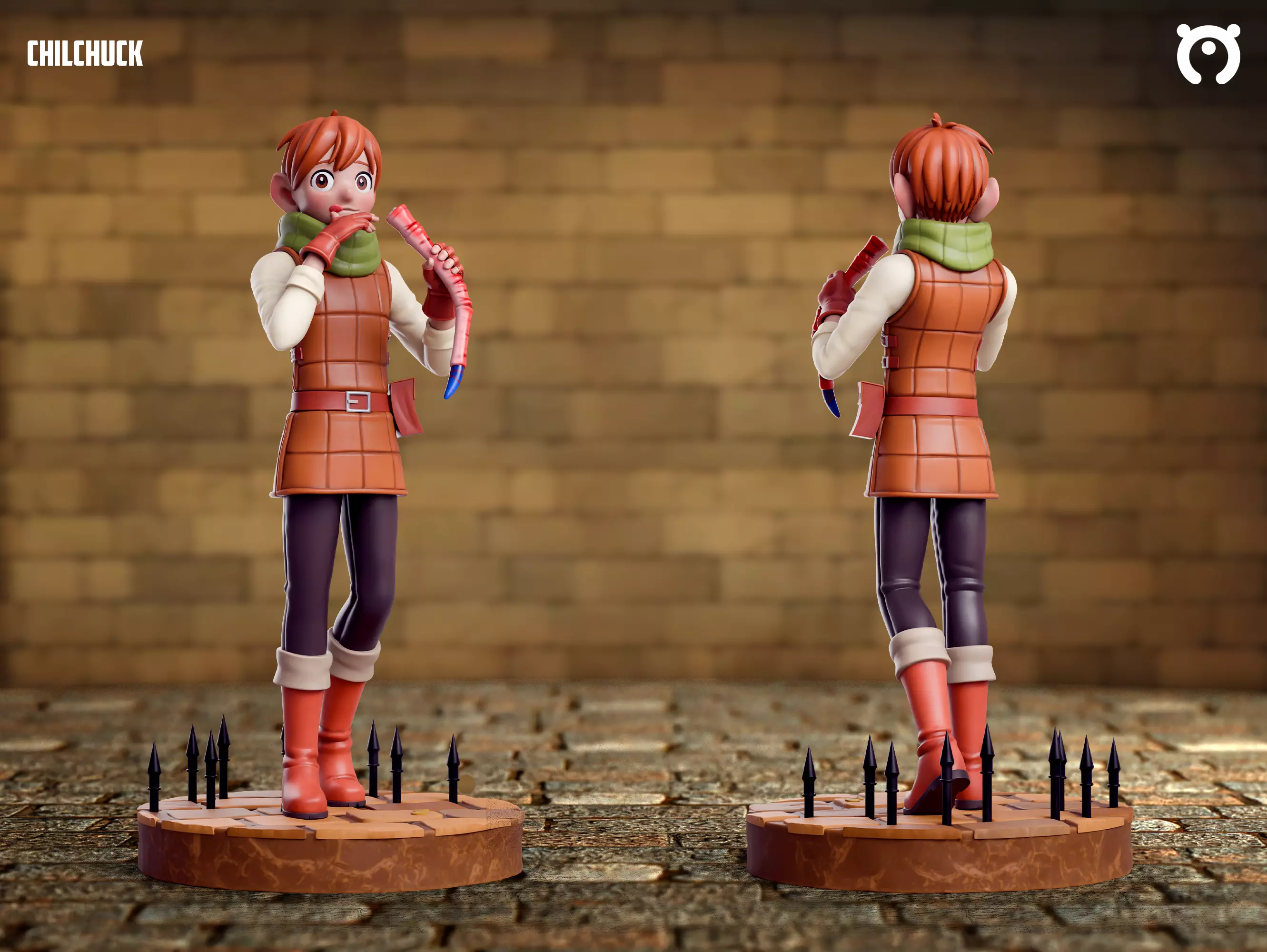 Chilchuck - Dungeo Meshi  3D print model_0