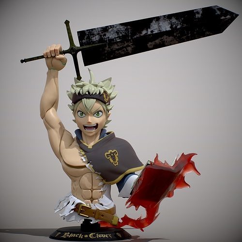 Asta Black Cover fanart 3D print model