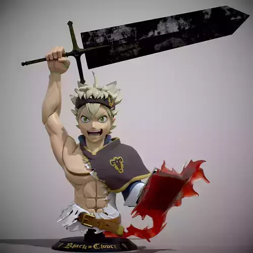 Asta Black Cover fanart 3D print model