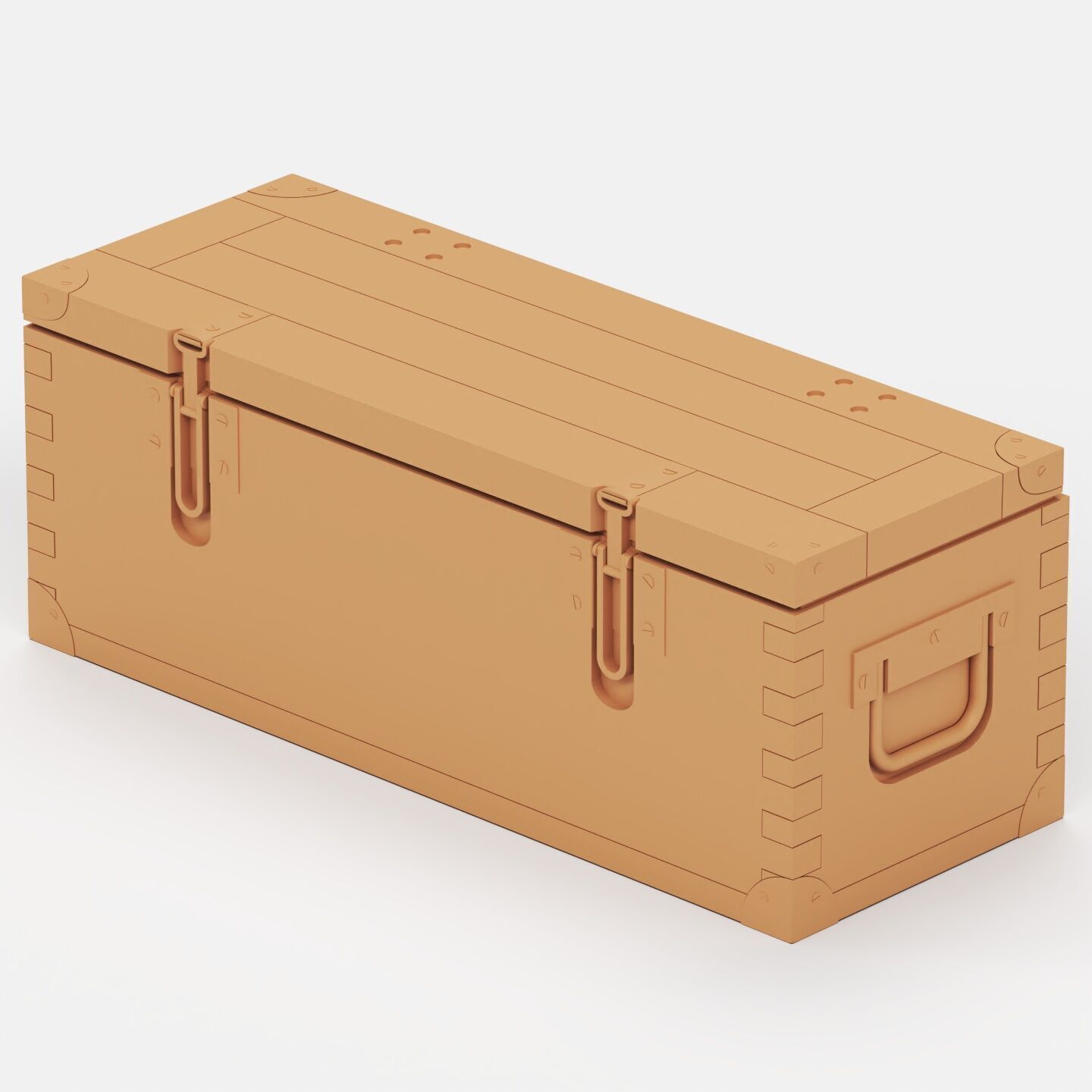 German ammo box set 3D print model_5
