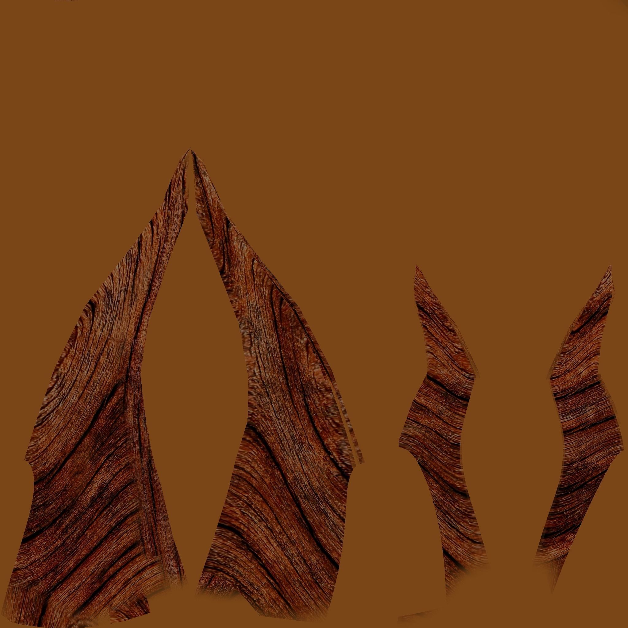 Shaman  cartoon 3D model_5