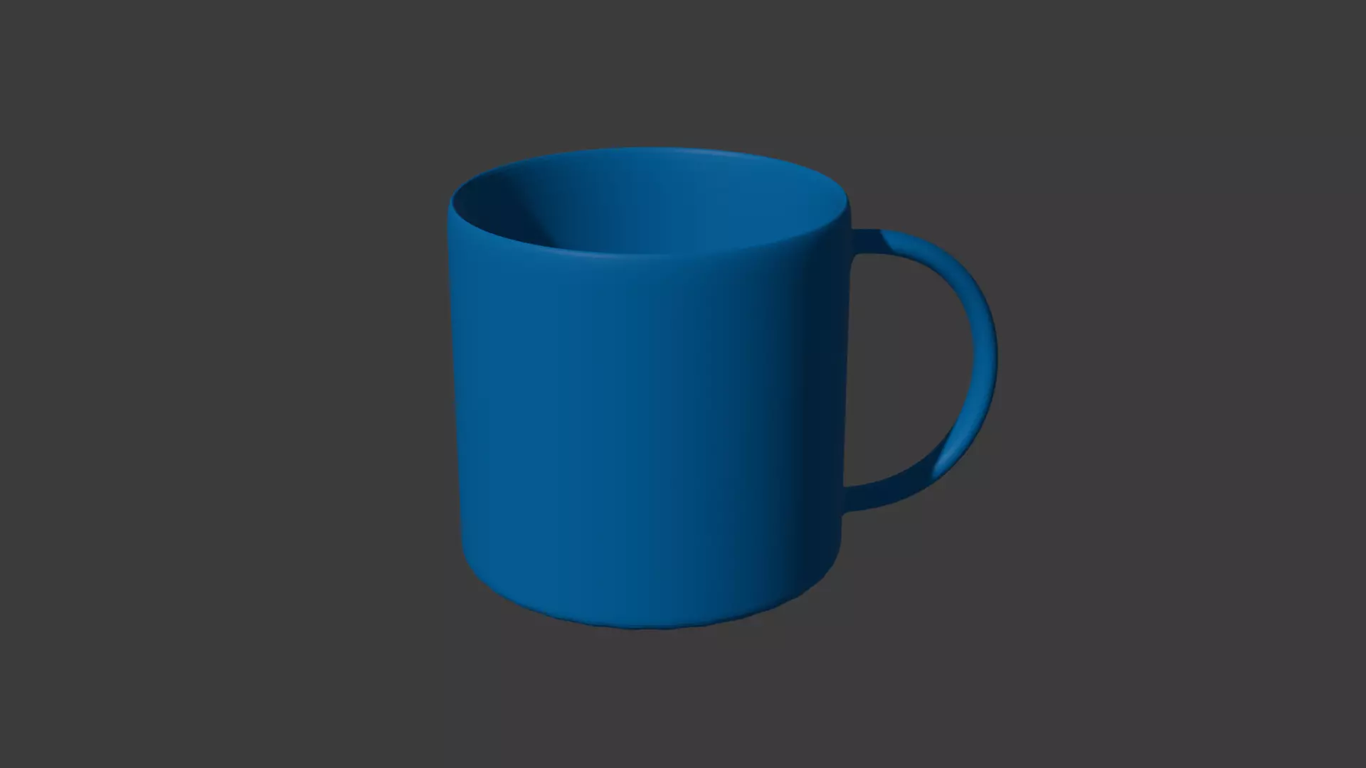 Basic mug Free low-poly 3D model_0